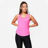 Débardeur dos nageur fitness cardio My Top Femme Rose