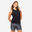 Camiseta fitness tirantes Mujer Domyos 120 negro