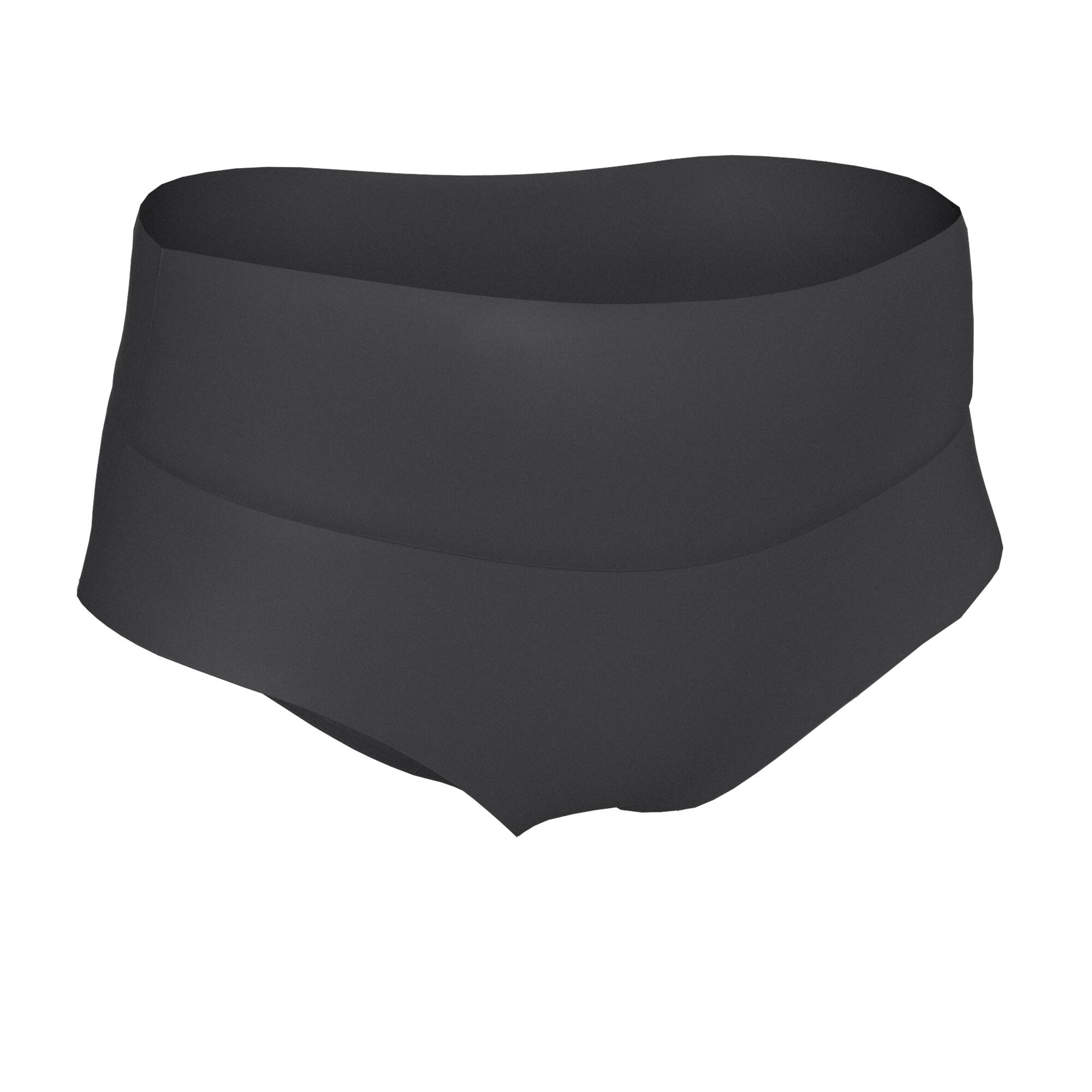 Bas de maillot de bain taille haute natation femme - Eva noir - NABAIJI