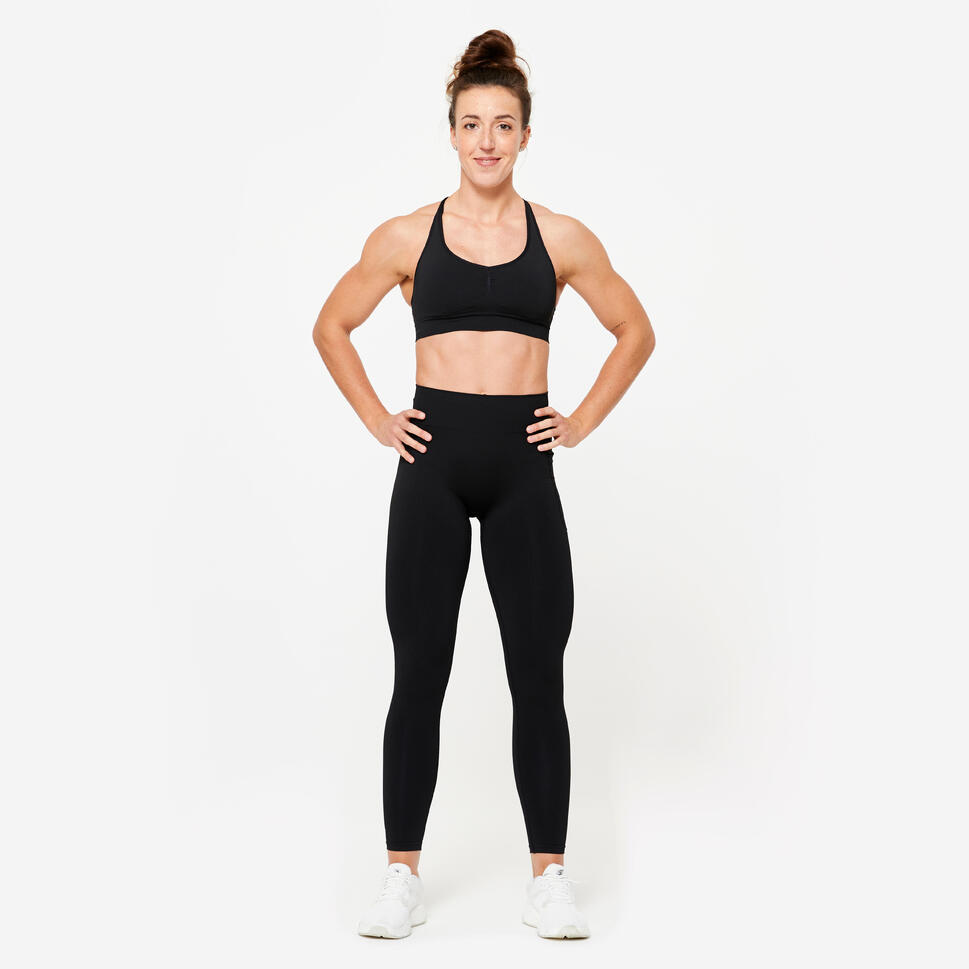 Legginsy fitness damskie Domyos Push Up
