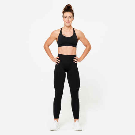 Women's Push-Up Effect Seamless Leggings - Black