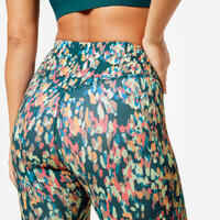 Women's High-Waisted Leggings - Multicoloured