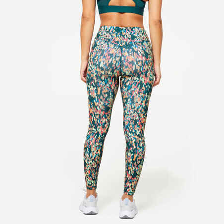 Women's High-Waisted Leggings - Multicoloured