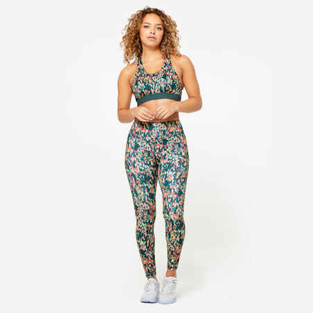 Women's High-Waisted Leggings - Multicoloured