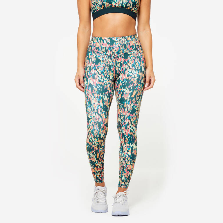 Women's High-Waisted Leggings - Multicoloured