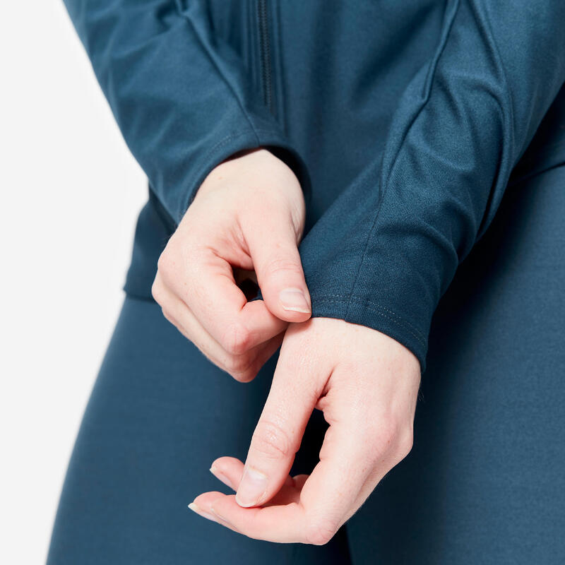 Veste zipp?�e femme, noire DOMYOS | Decathlon