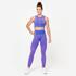 Women's Seamless Crop Top - Blue/Pink