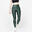 Fitness legging met hoge taille dames groen