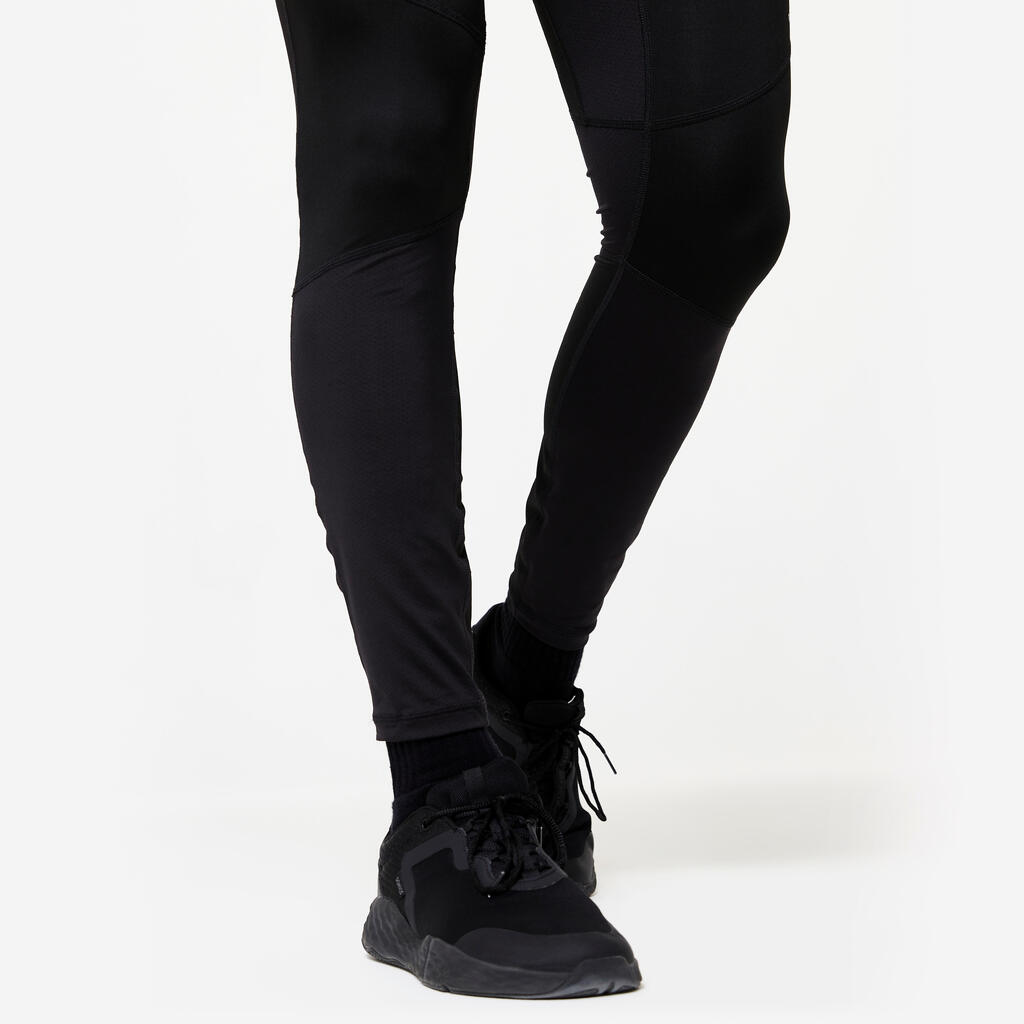 Legging de fitness collection respirant homme - noir