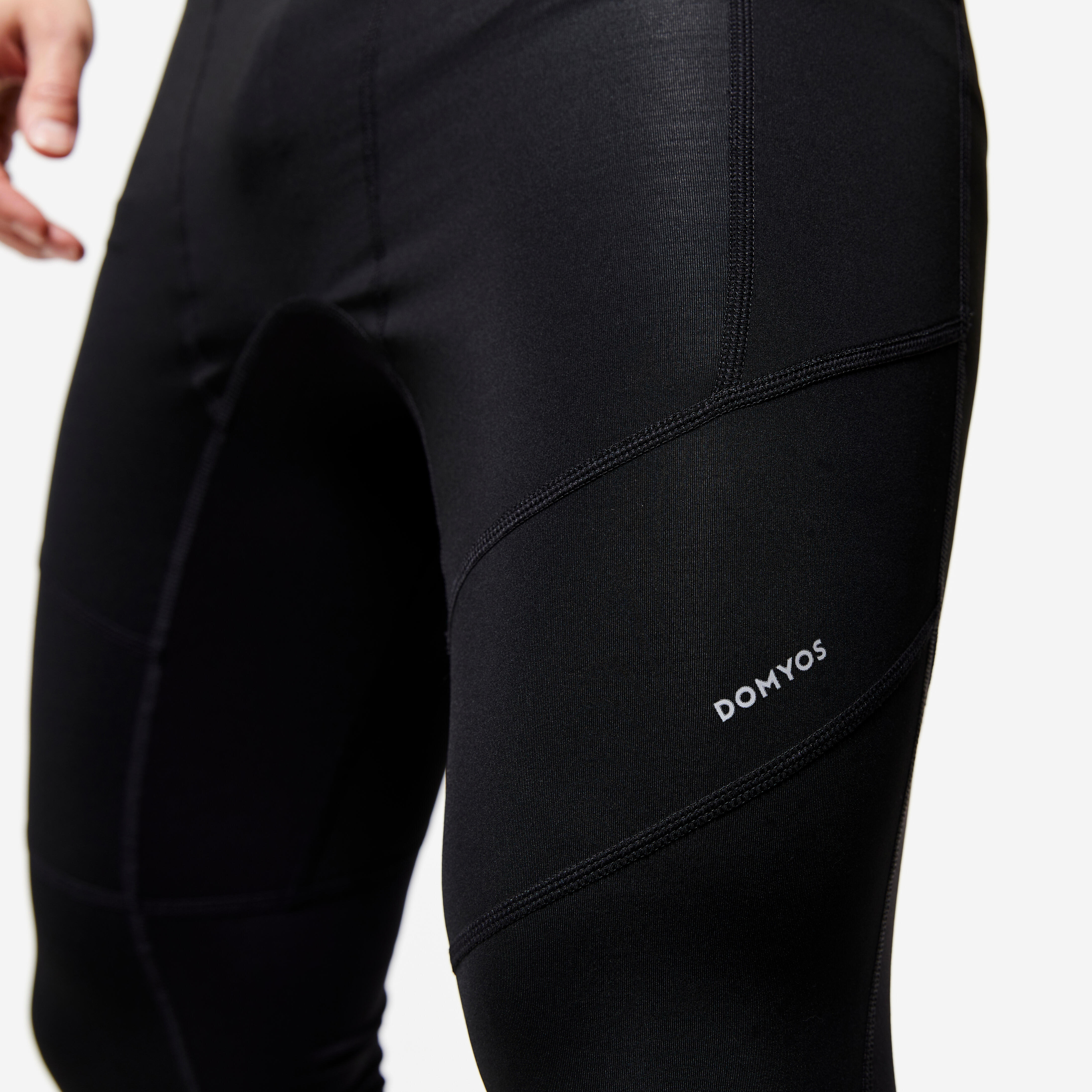 Leggings fitness traspiranti da uomo - nero