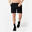 Pantalon scurt Fitness cardio buzunare cu fermoar Negru Bărbați