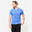 T-Shirt Herren atmungsaktiv Rundhalsausschnitt Fitness - Essential blaumeliert