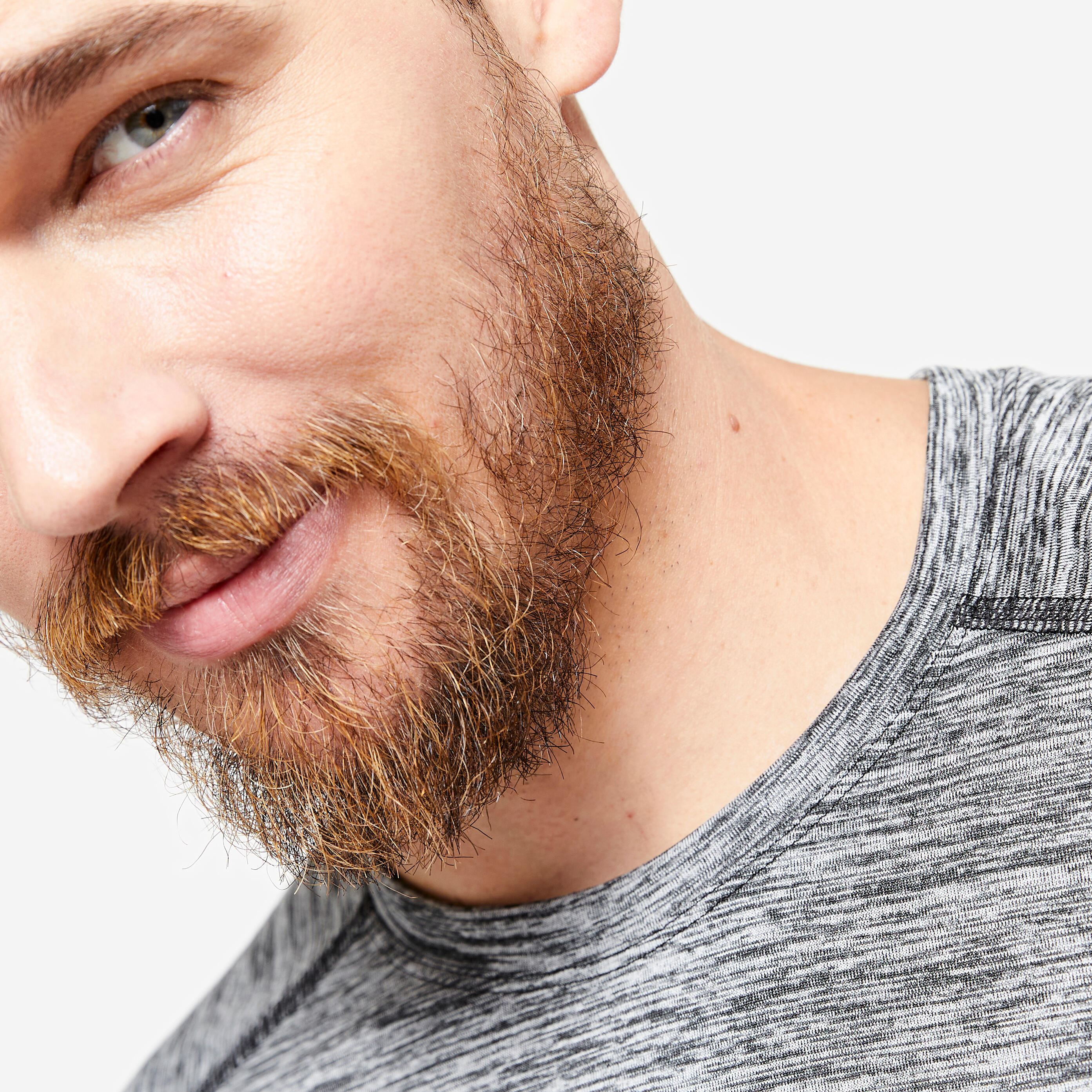 Men's Breathable Cardio T-Shirt - Ash Grey