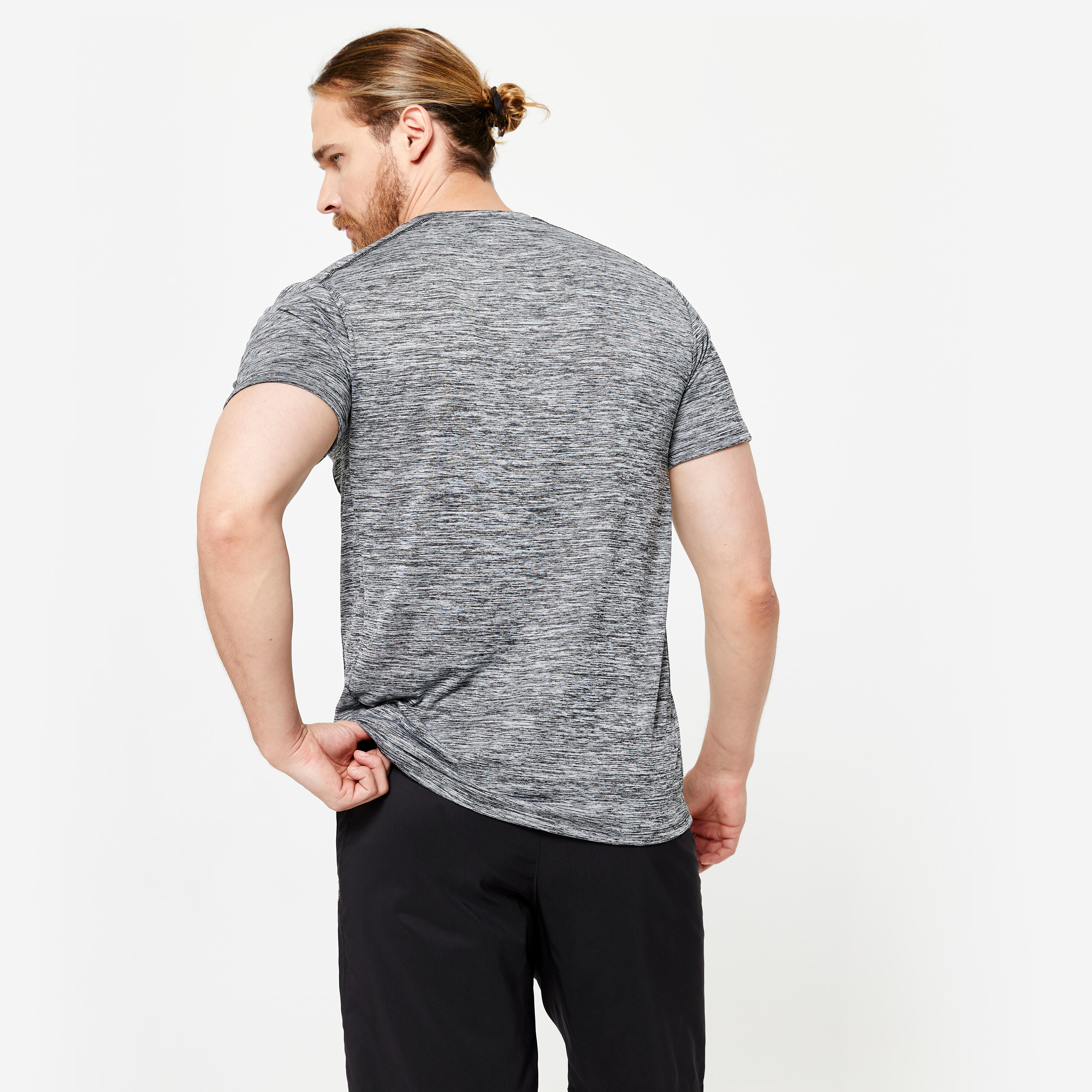Men's Breathable Cardio T-Shirt - Ash Grey