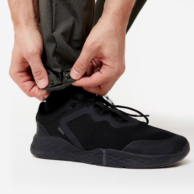 Pantalon de trening respirant 500 Fitness Kaki Bărbați  