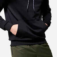 Men's Breathable Essential Fitness Hoodie - Black