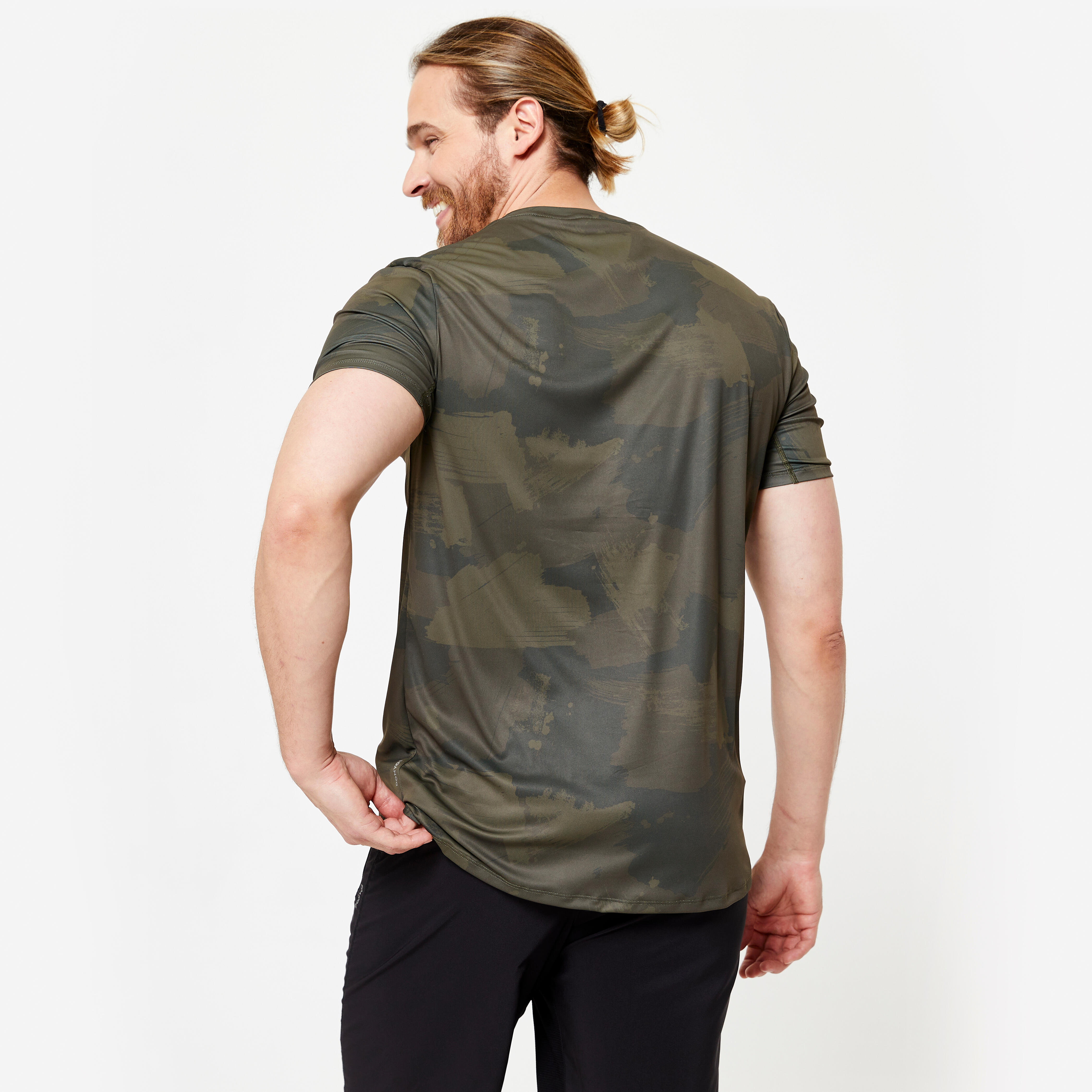 T-shirt à manches courtes respirant col rond homme - DOMYOS