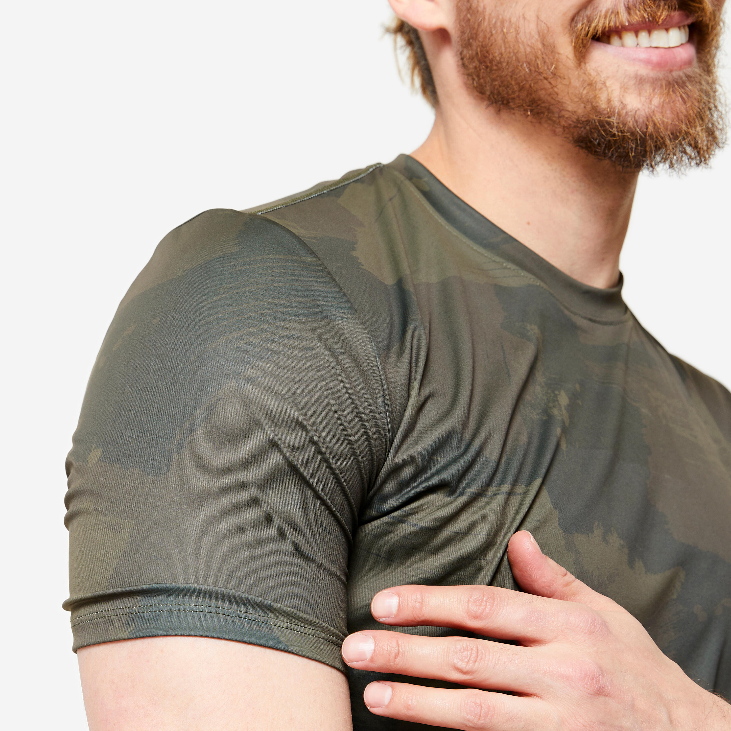 Koszulka fitness męska Domyos krótki rękaw 5/6