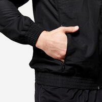 Veste de fitness standard respirant homme - noir