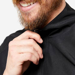 Men's Fitness Standard Breathable Jacket - Black