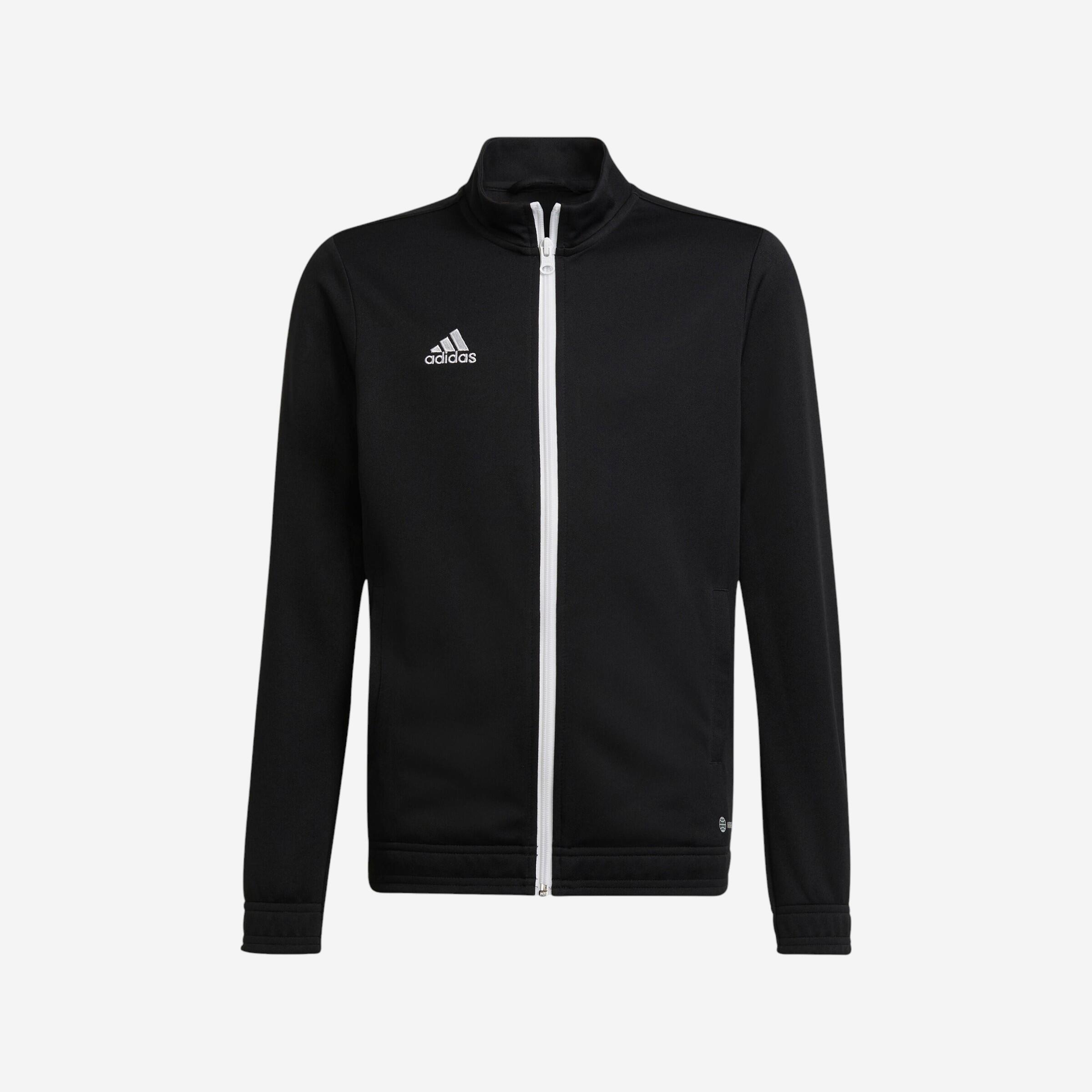 Adidas - Veste D'entraînement Adidas Entrada Enfant Noir - Sweat-shirt - Football / Futsal / Sepak - - 10 À 12 Ans - Decathlon