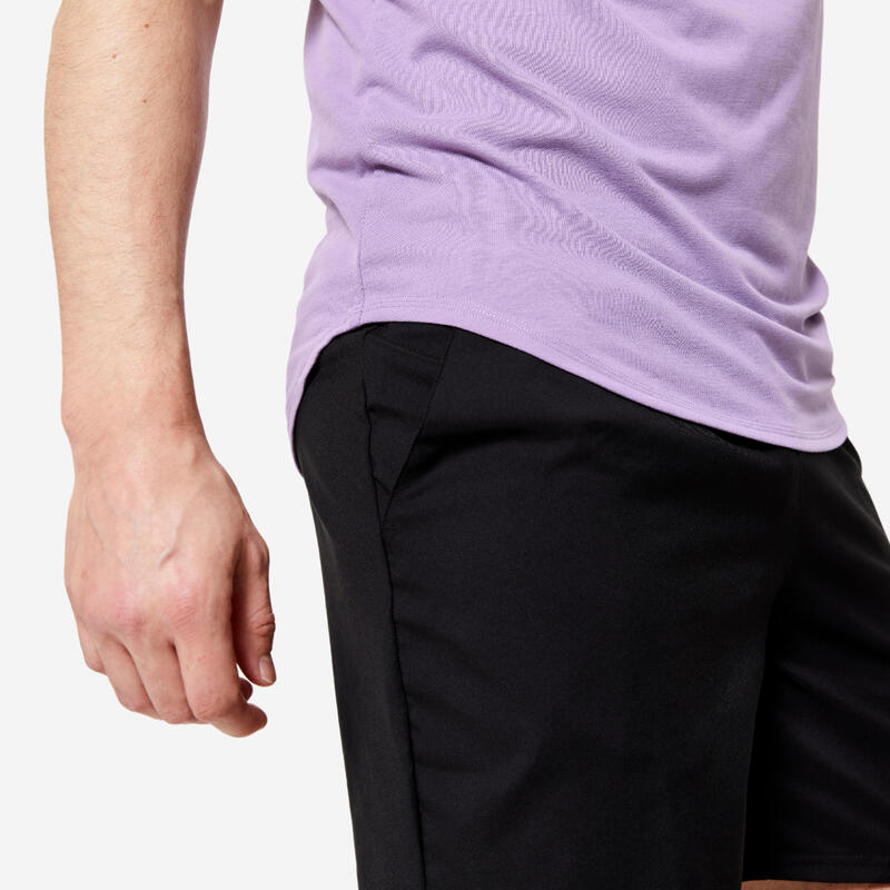 Camiseta Sin Mangas Musculación Hombre Violeta