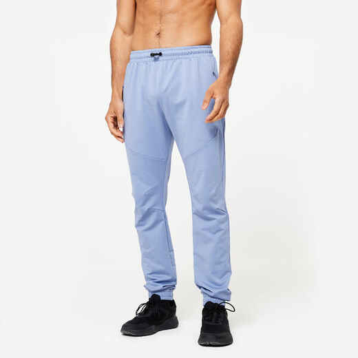 
      Men's Breathable Stretchy Jogging Bottoms - Blue
  