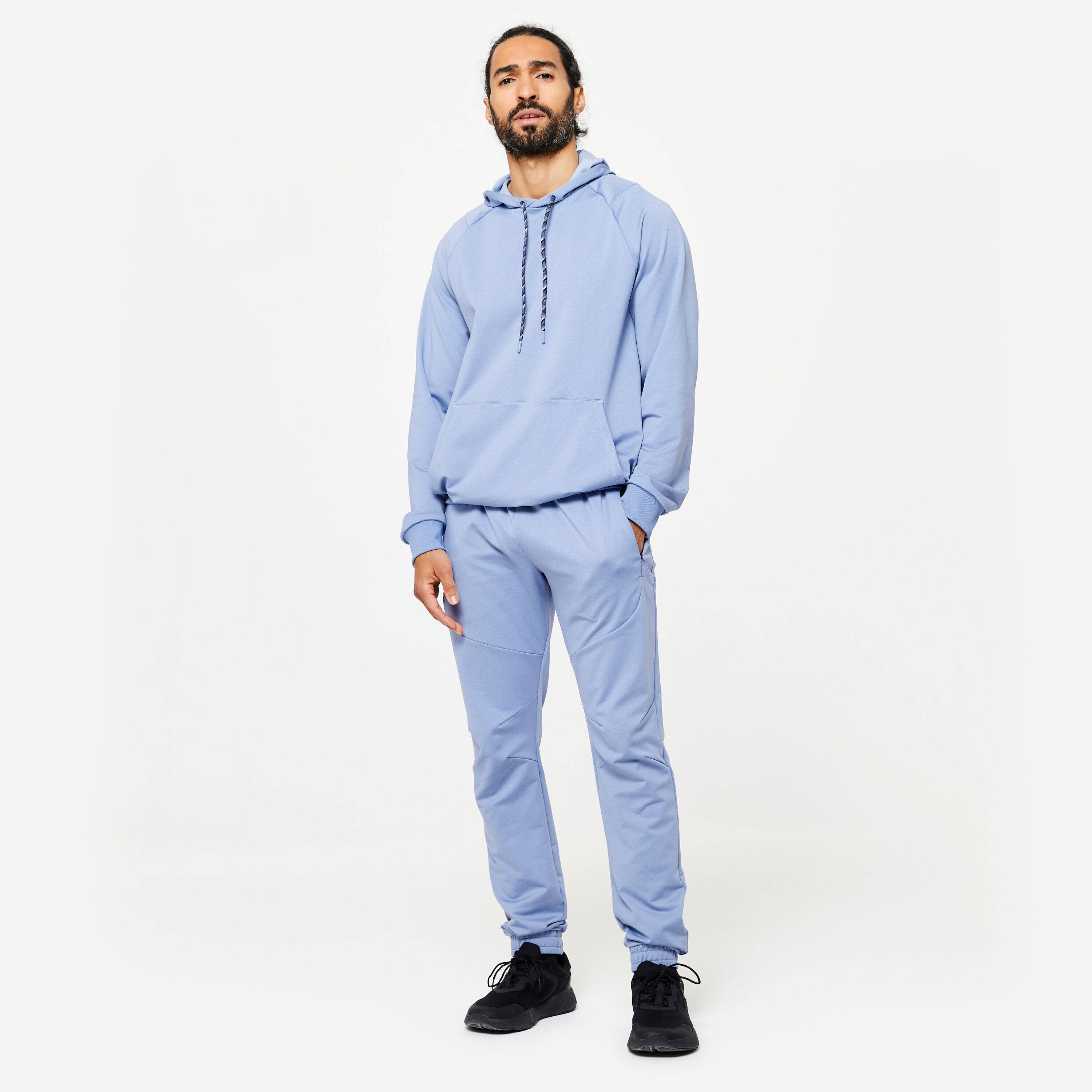Unisex Fitness Breathable Sweatshirt - Blue -  2