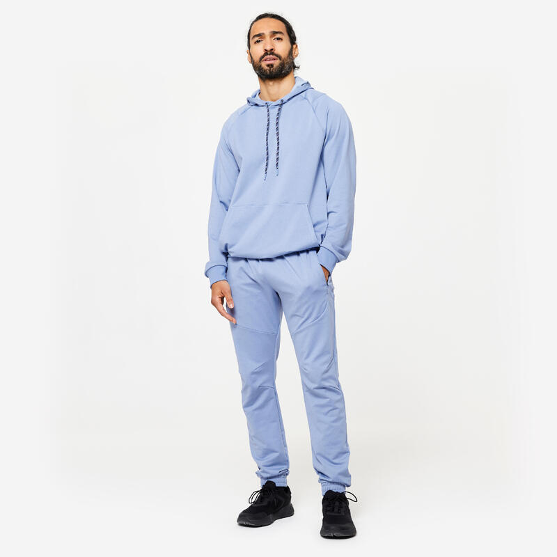 Yetişkin Fitness Sweatshirtü - Mavi
