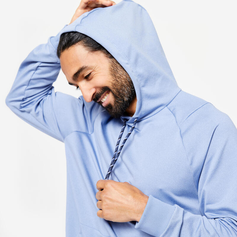Yetişkin Fitness Sweatshirtü - Mavi