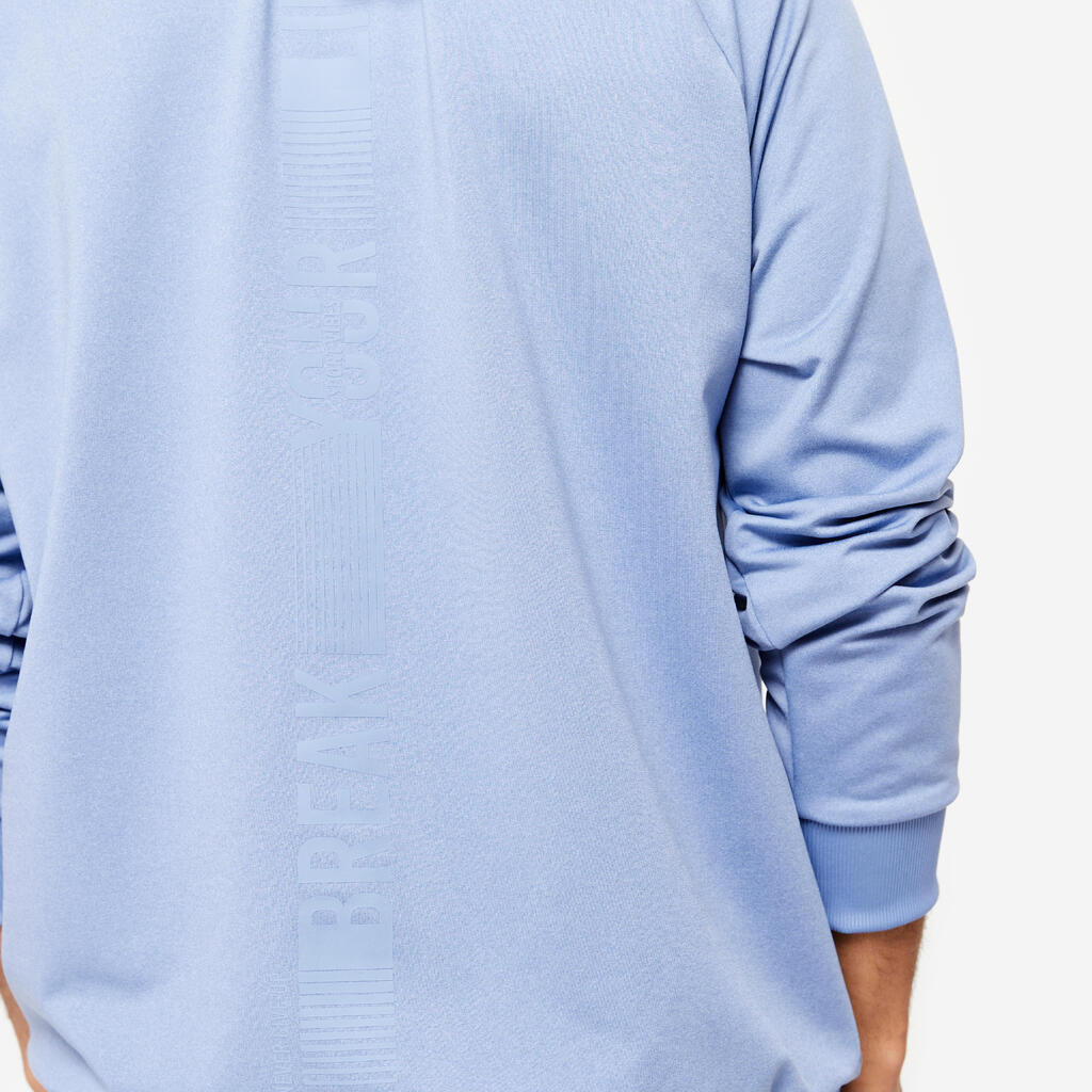Sweatshirt Damen/Herren atmungsaktiv - blau