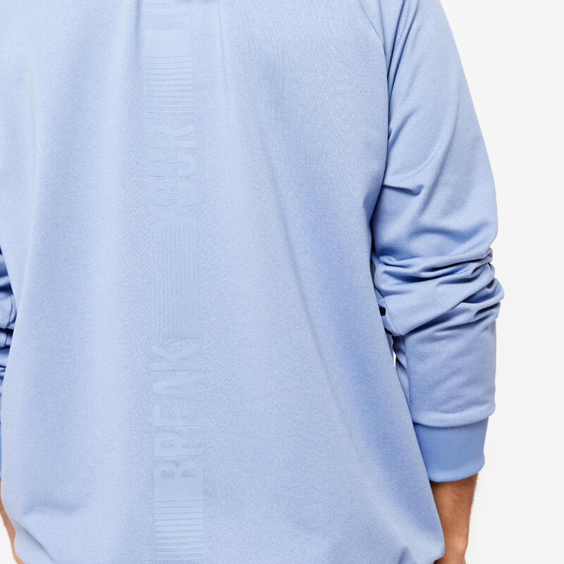 Yetişkin Fitness Sweatshirtü - Mavi