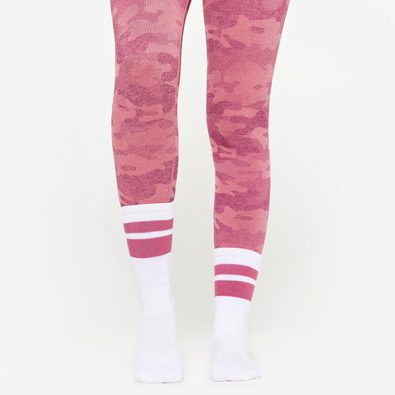 Sportsocken Herren hoch - rosa