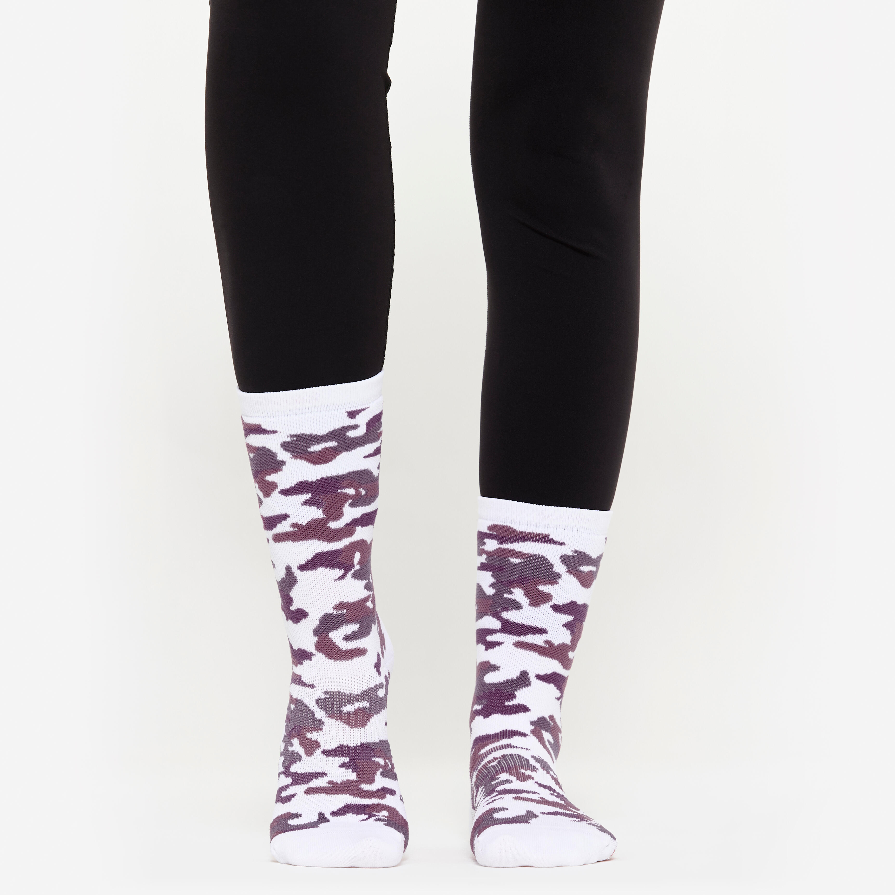 Gym Mid-Height Socks 2-Pack - DOMYOS