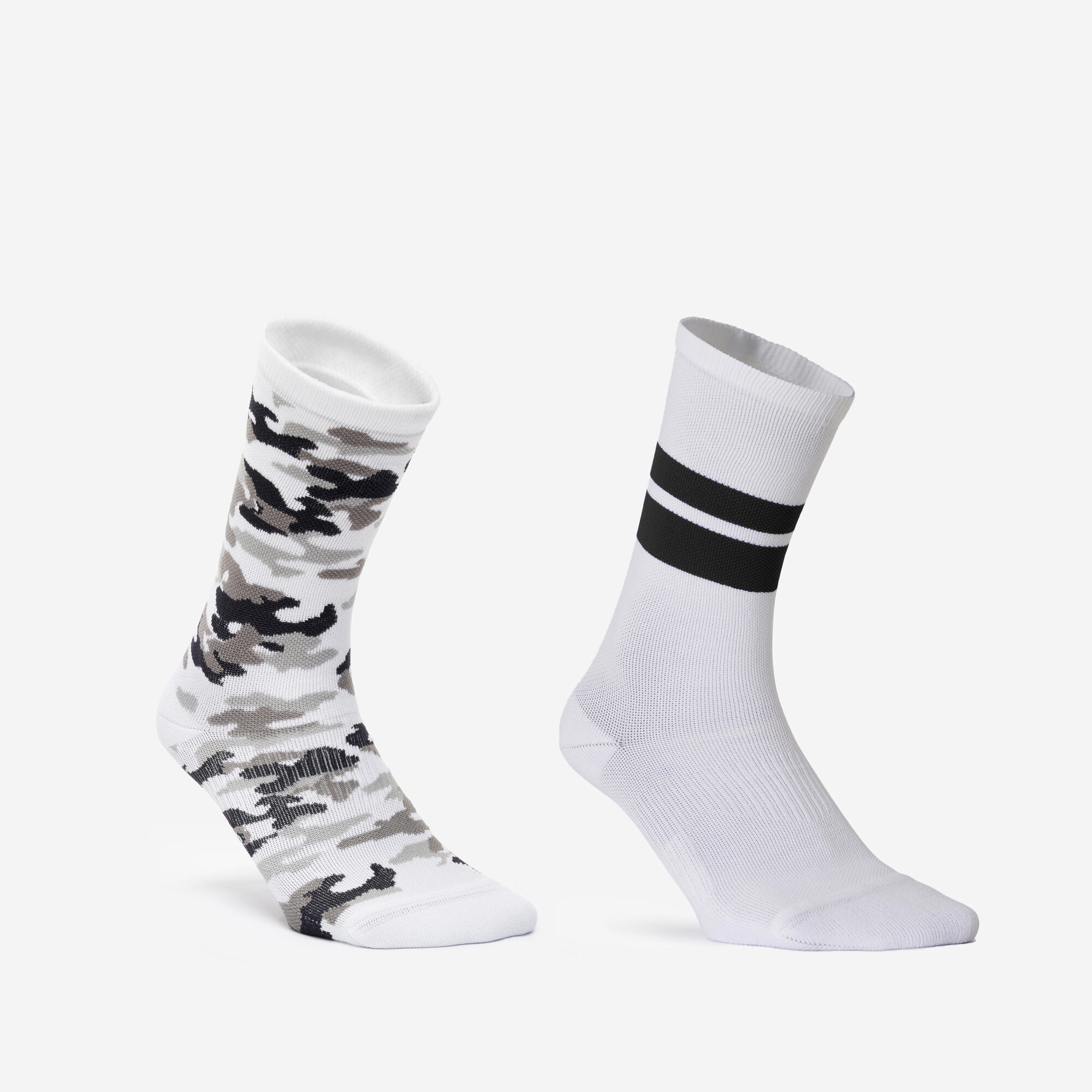 Chaussettes mi-hautes homme x2 - DOMYOS