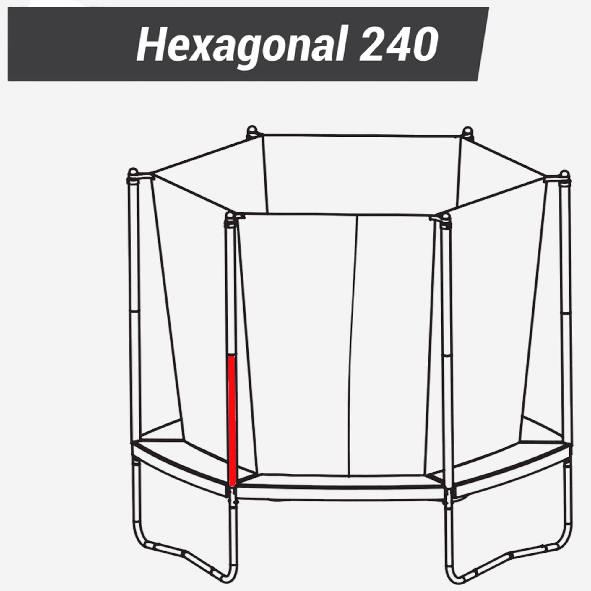 Bottom Post Spare Part for Hexagonal 240 / Octagonal 300 Trampoline -  3