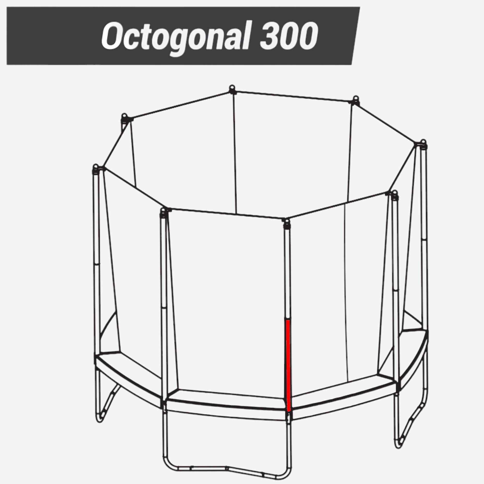 Bottom Post Spare Part for Hexagonal 240 / Octagonal 300 Trampoline -  5