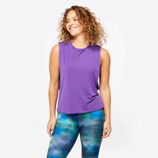 
      Oversize Sleeveless T-Shirt - Purple
  