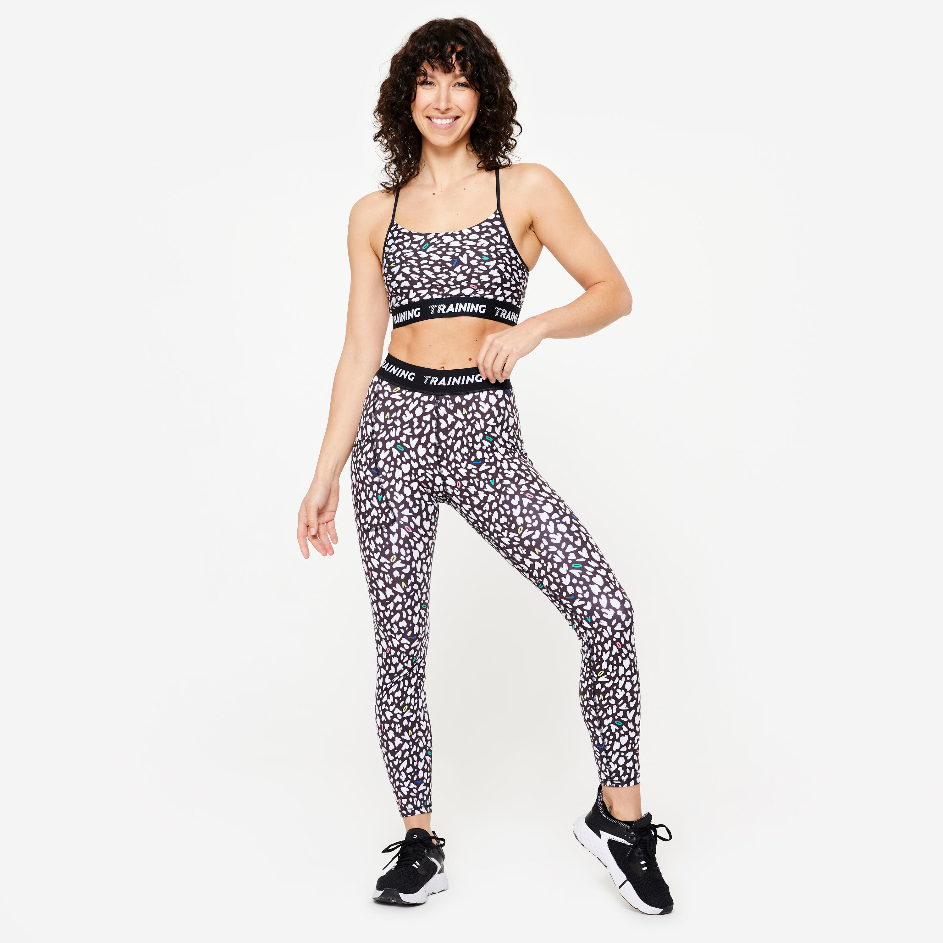 Malla legging largo fitness transpirable Mujer Estampado