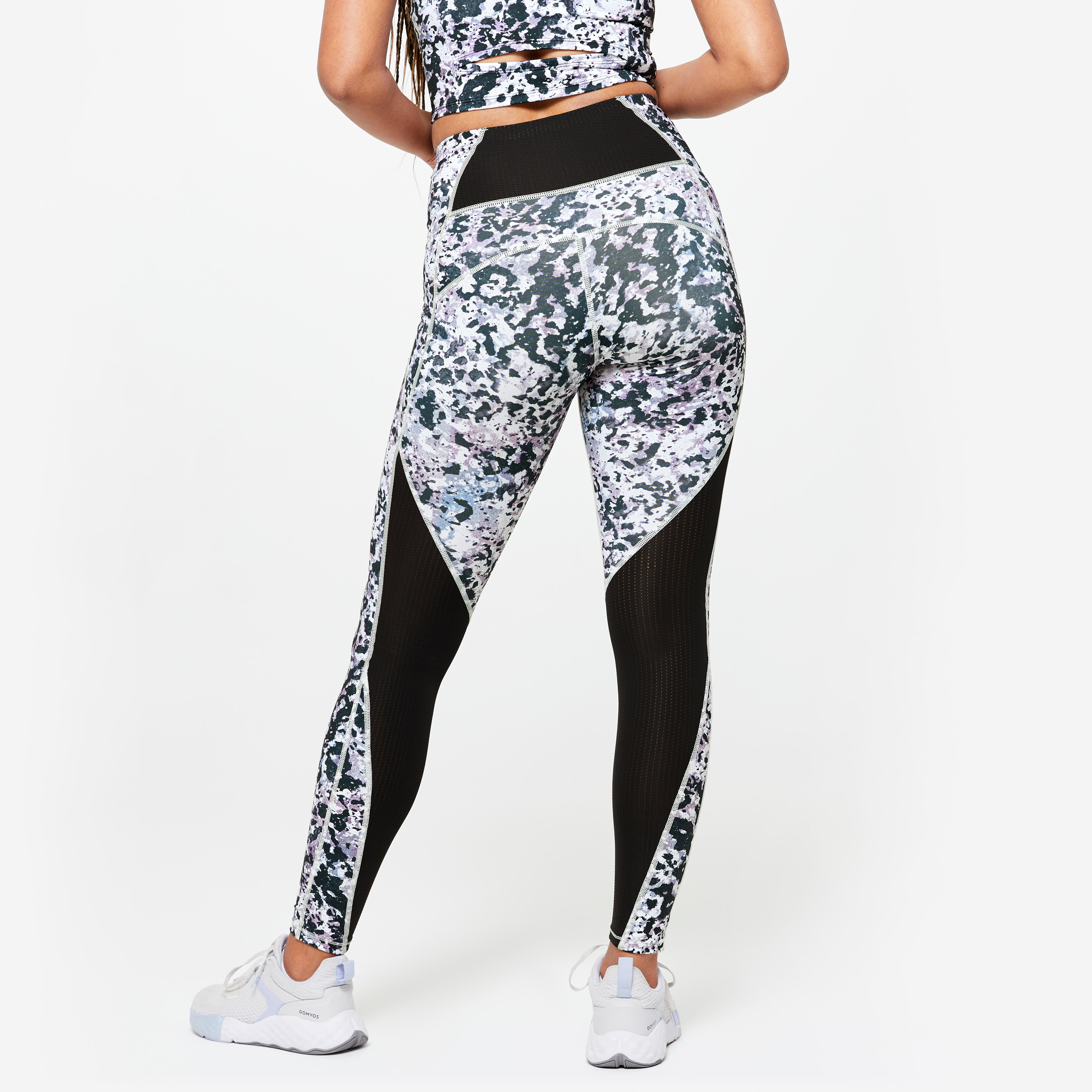 High Waist Decathlon Leggings Vientre Plano Women's Shaping High