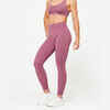 Women's High-Waisted Push-Up Leggings - Purple