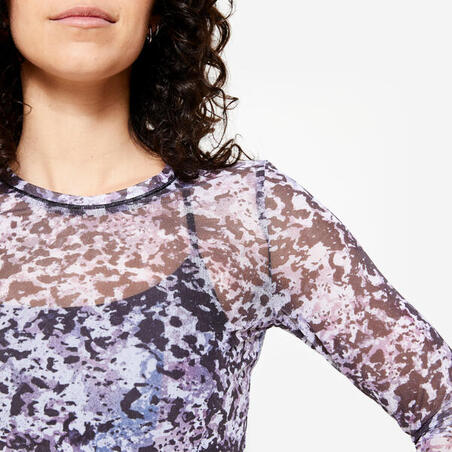 Футболка укорочена з довгими рукавами кольорова