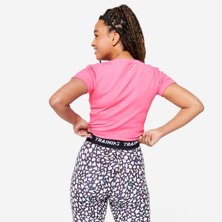 Кроп-топ 520 для фітнесу рожевий