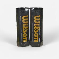 Bipack de 2 tubes de 3 balles de padel pressurisées - Wilson Premier Padel Speed