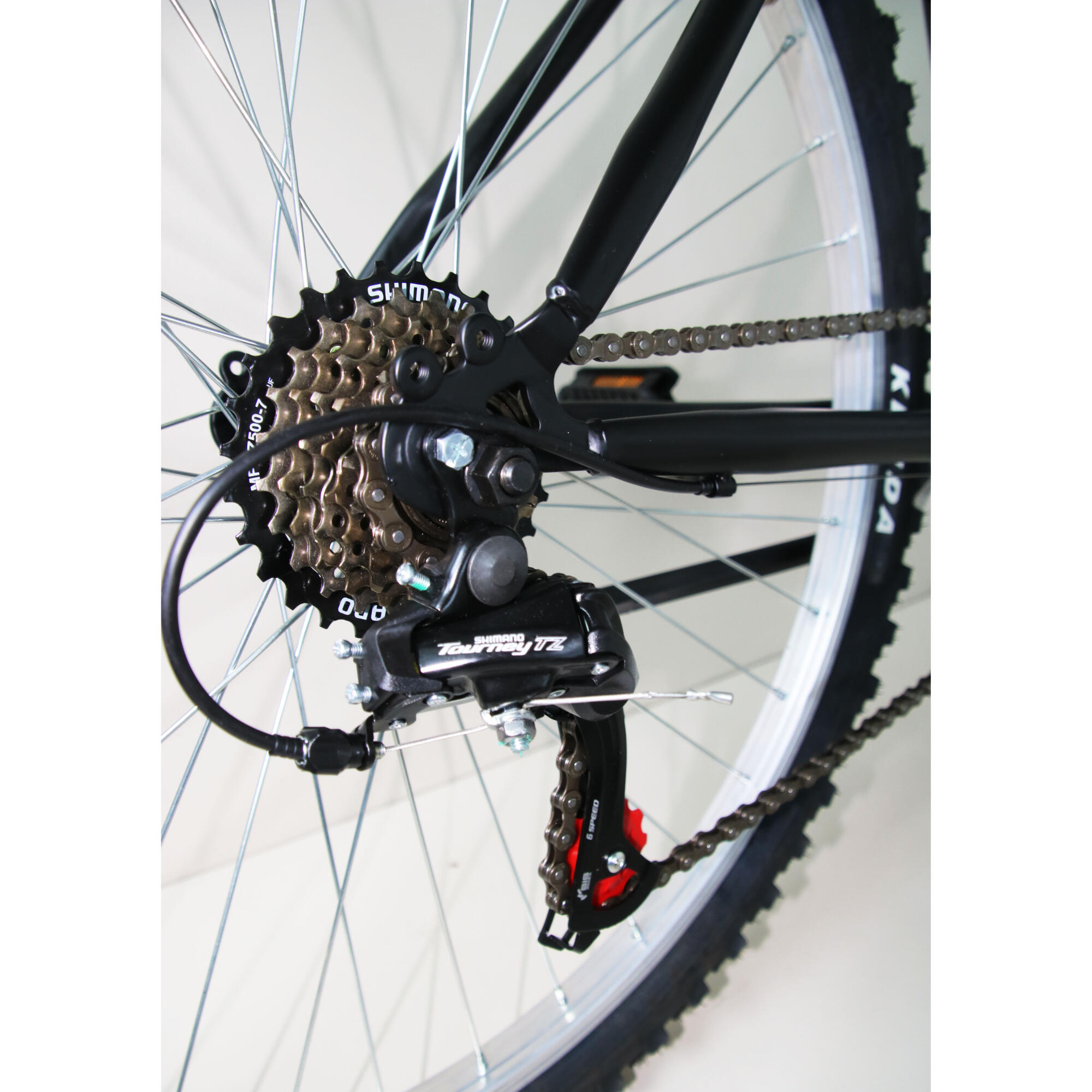 Bicicleta de montaña 26 pulgadas 18 velocidades negro 3/4