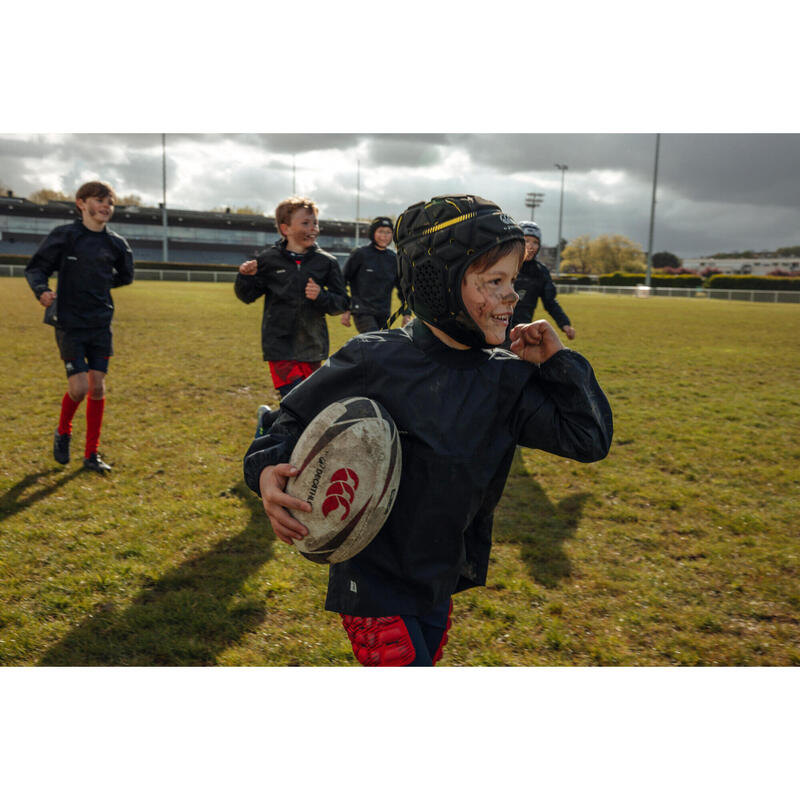 Ballon de Rugby T3 - Ballon d'entrainement Decathlon | Canterbury noir et rouge