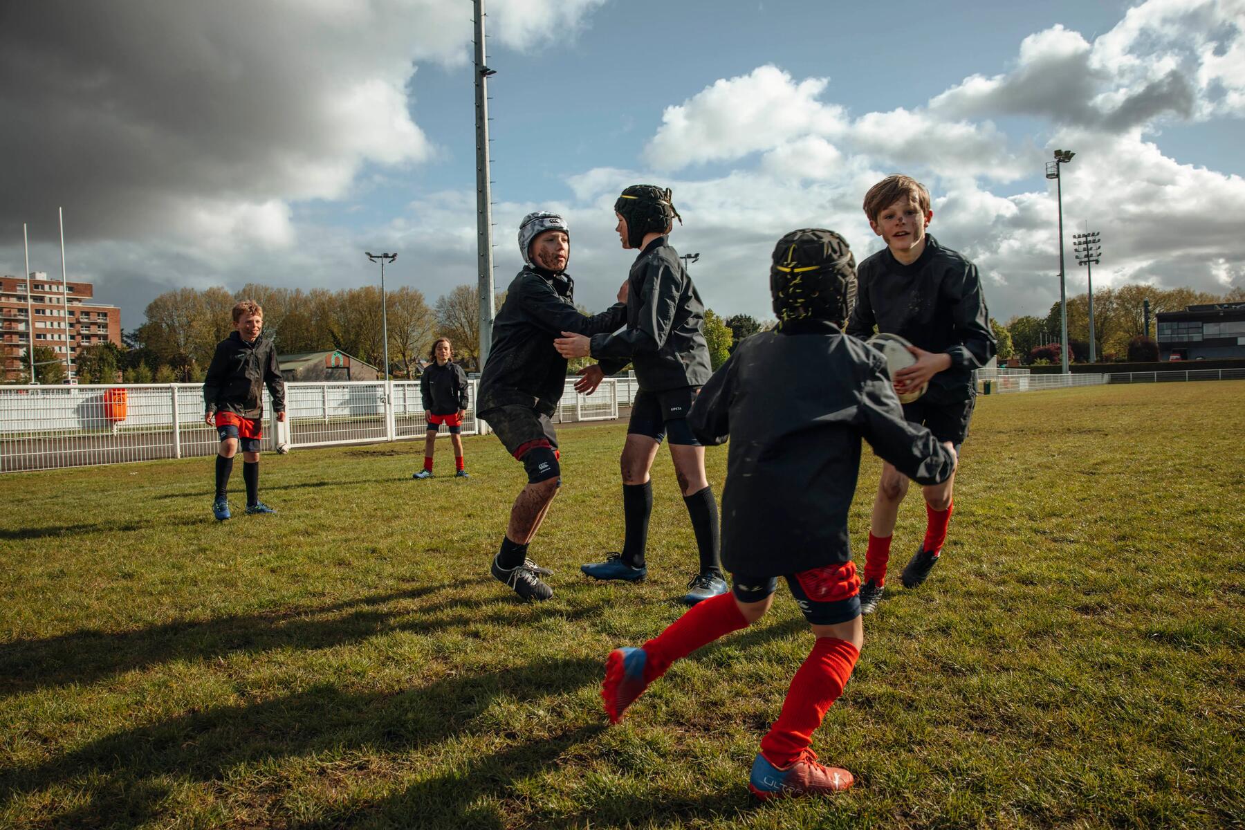 JOUER AU RUGBY EN HIVER
