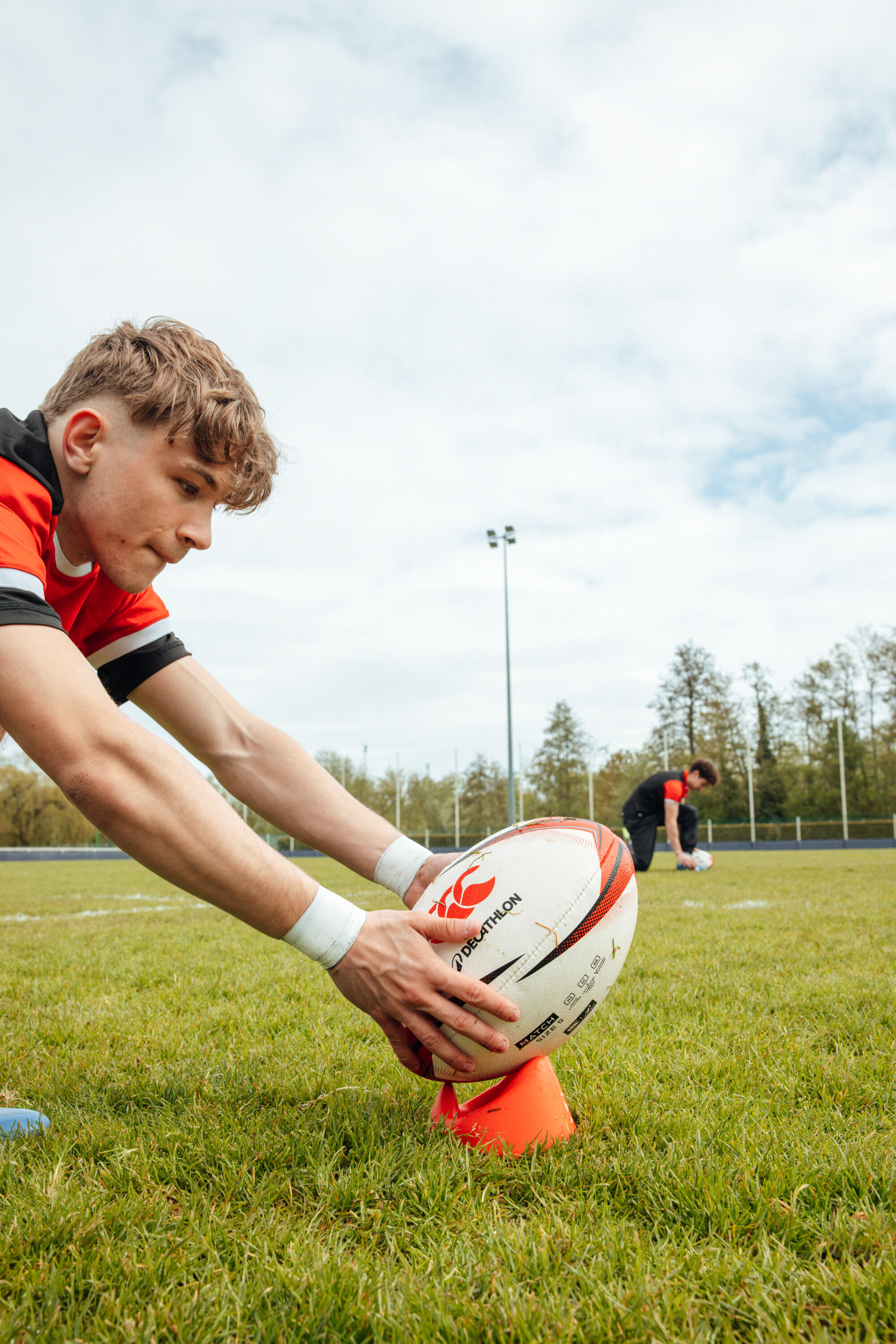 Tee de rugby - Tee Haut Decathlon | Canterbury Rouge 6/7
