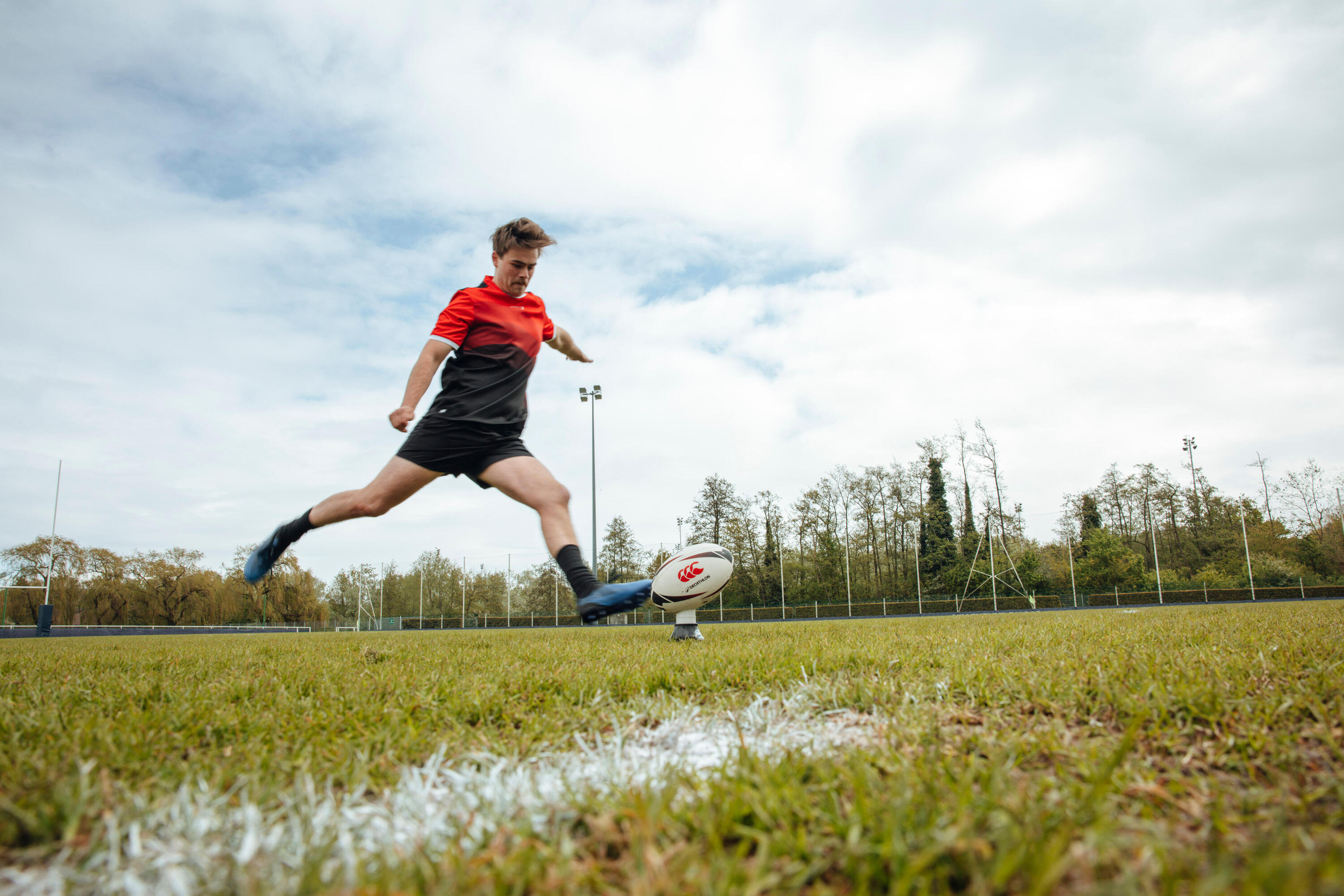 Tee de rugby - Tee ajustable Decathlon | Canterbury Noir Beige 6/8
