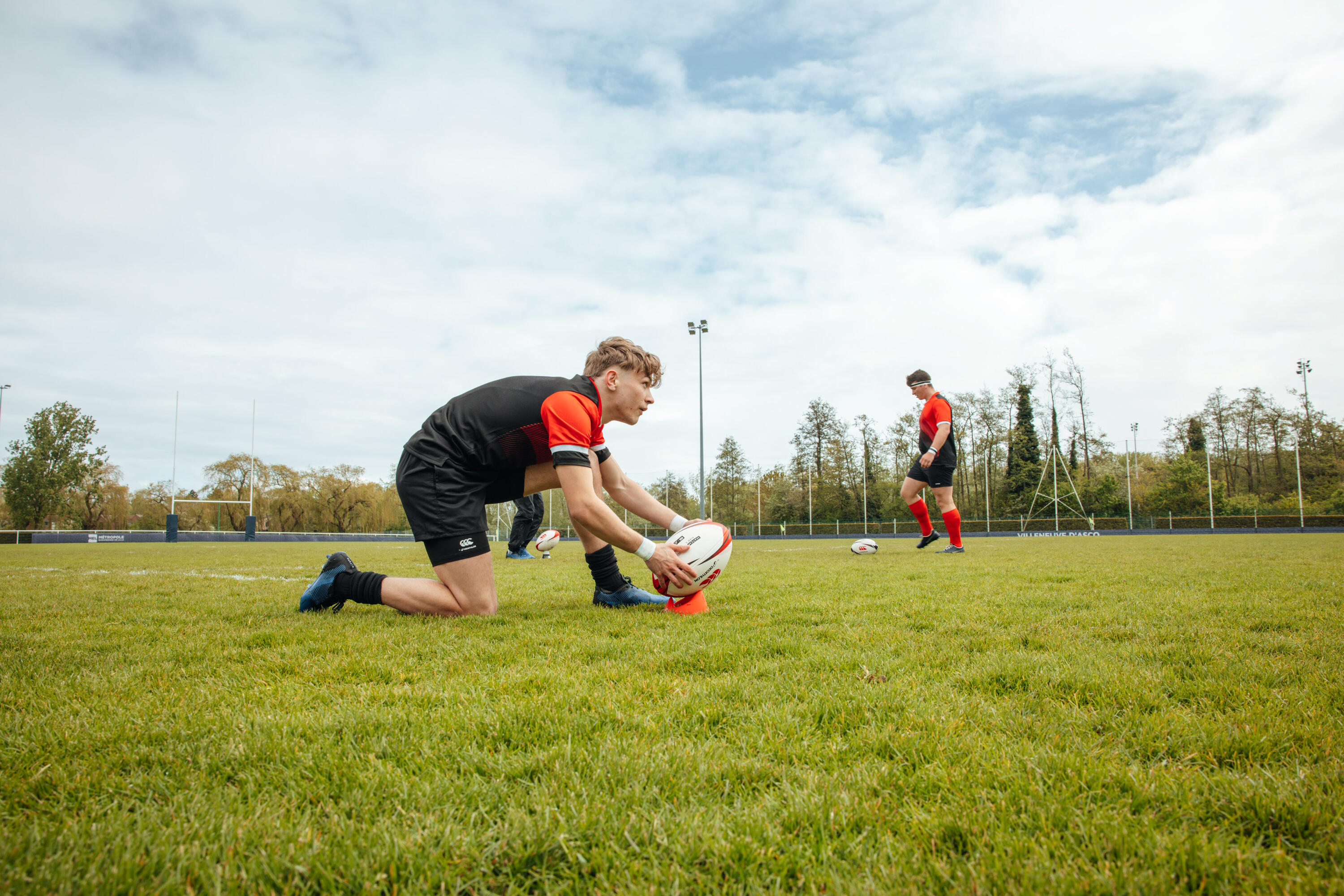 Tee de rugby - Tee Haut Decathlon | Canterbury Rouge 5/7